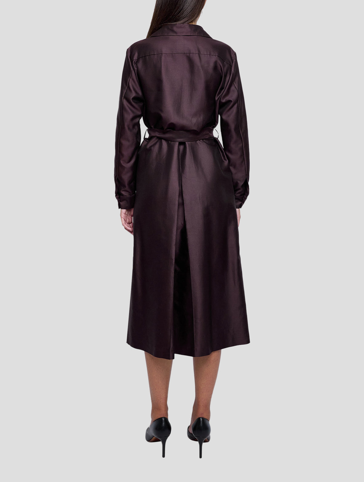 Kiton Brown Silk Cotton Dress Women