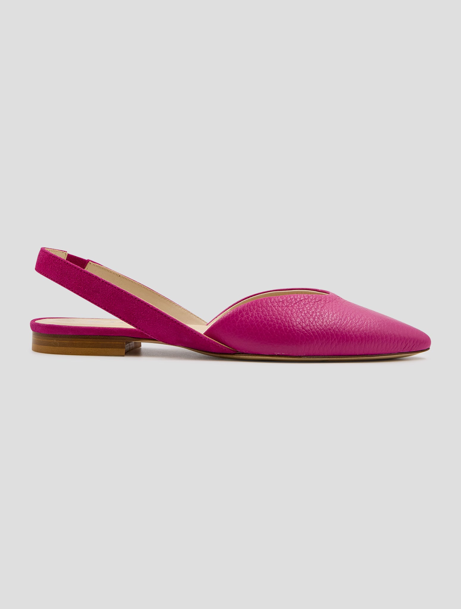 Kiton Fuchsia Leather Sandals Women