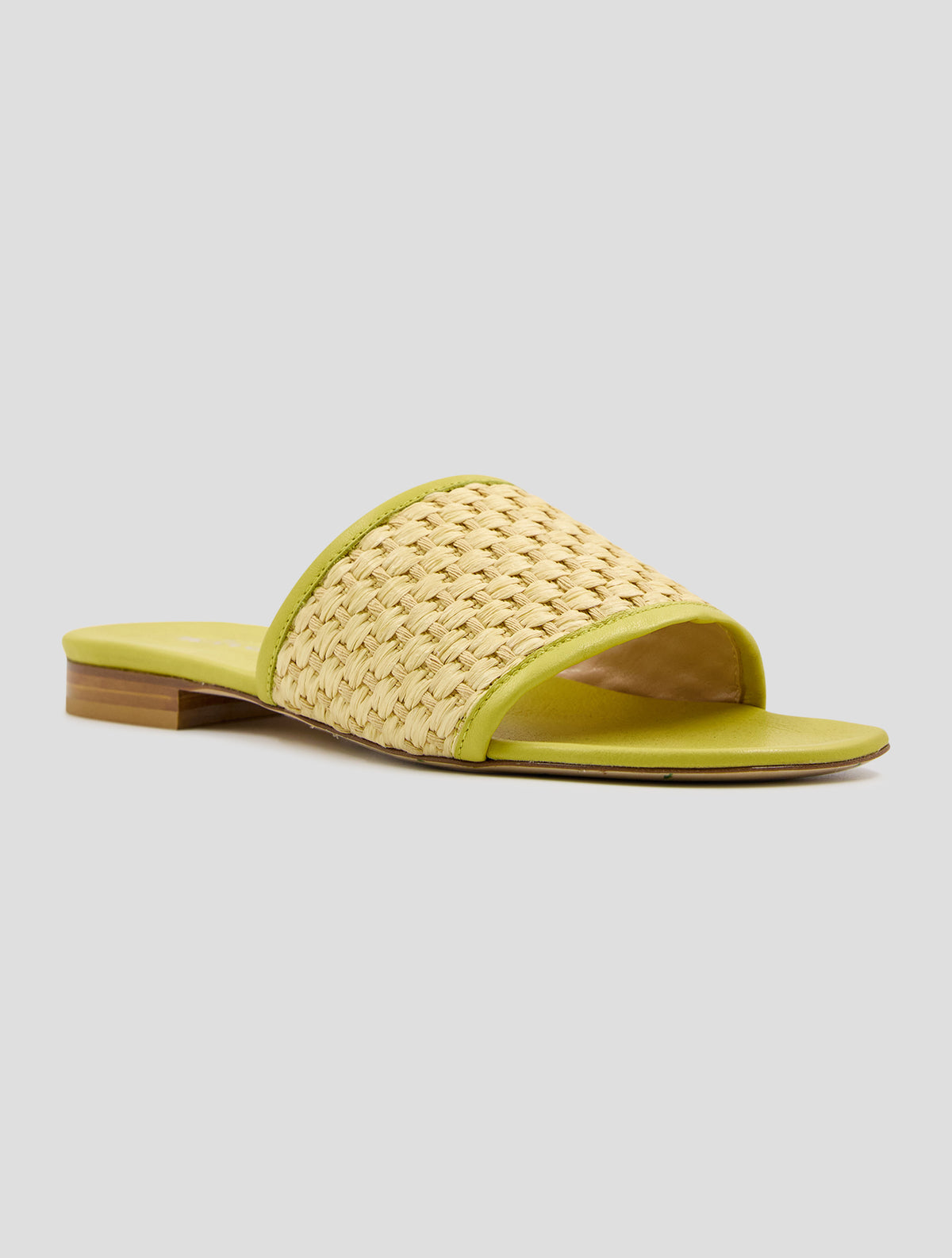 Kiton Yellow Beige Leather Suede Sandals Women