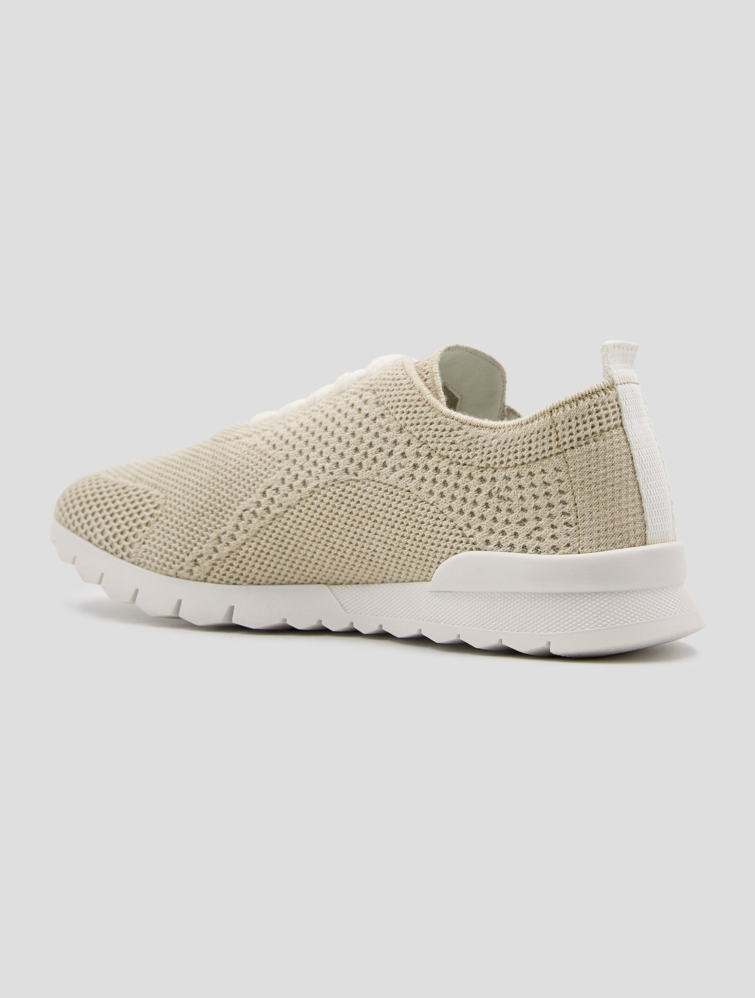 Kiton Beige Cashmere Pl Sneakers Women