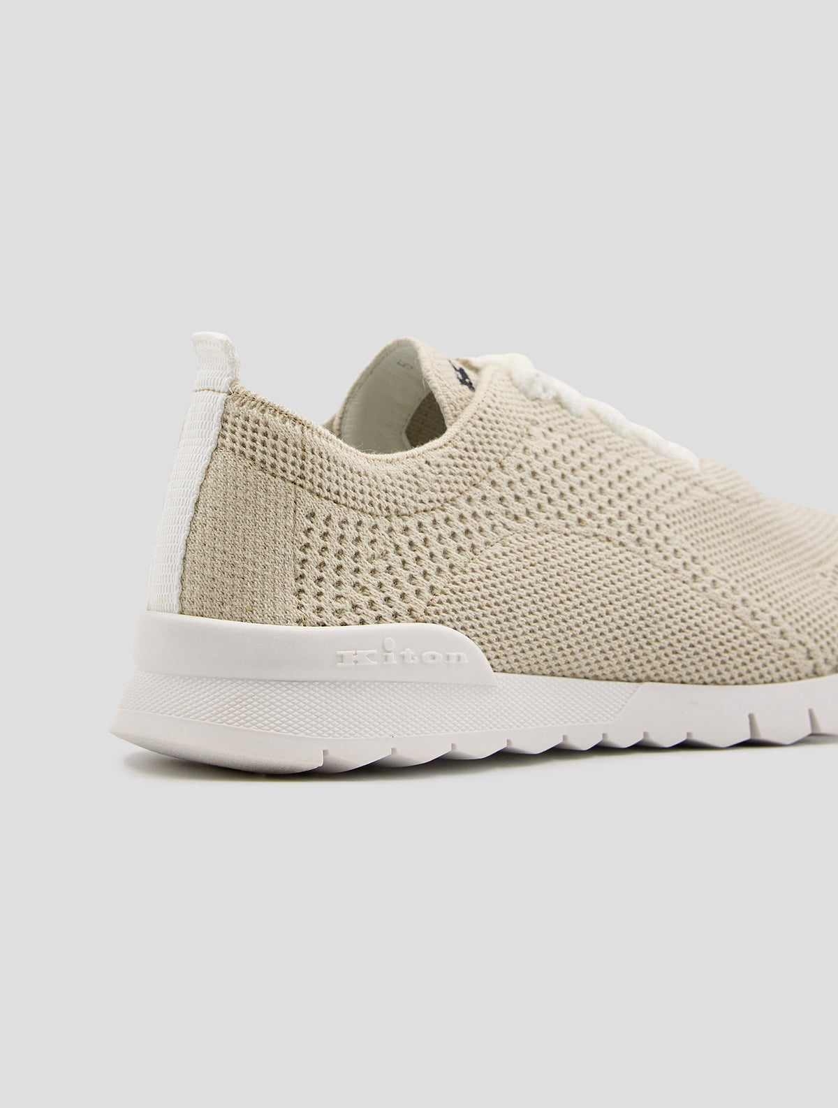 Kiton Beige Cashmere Pl Sneakers Women