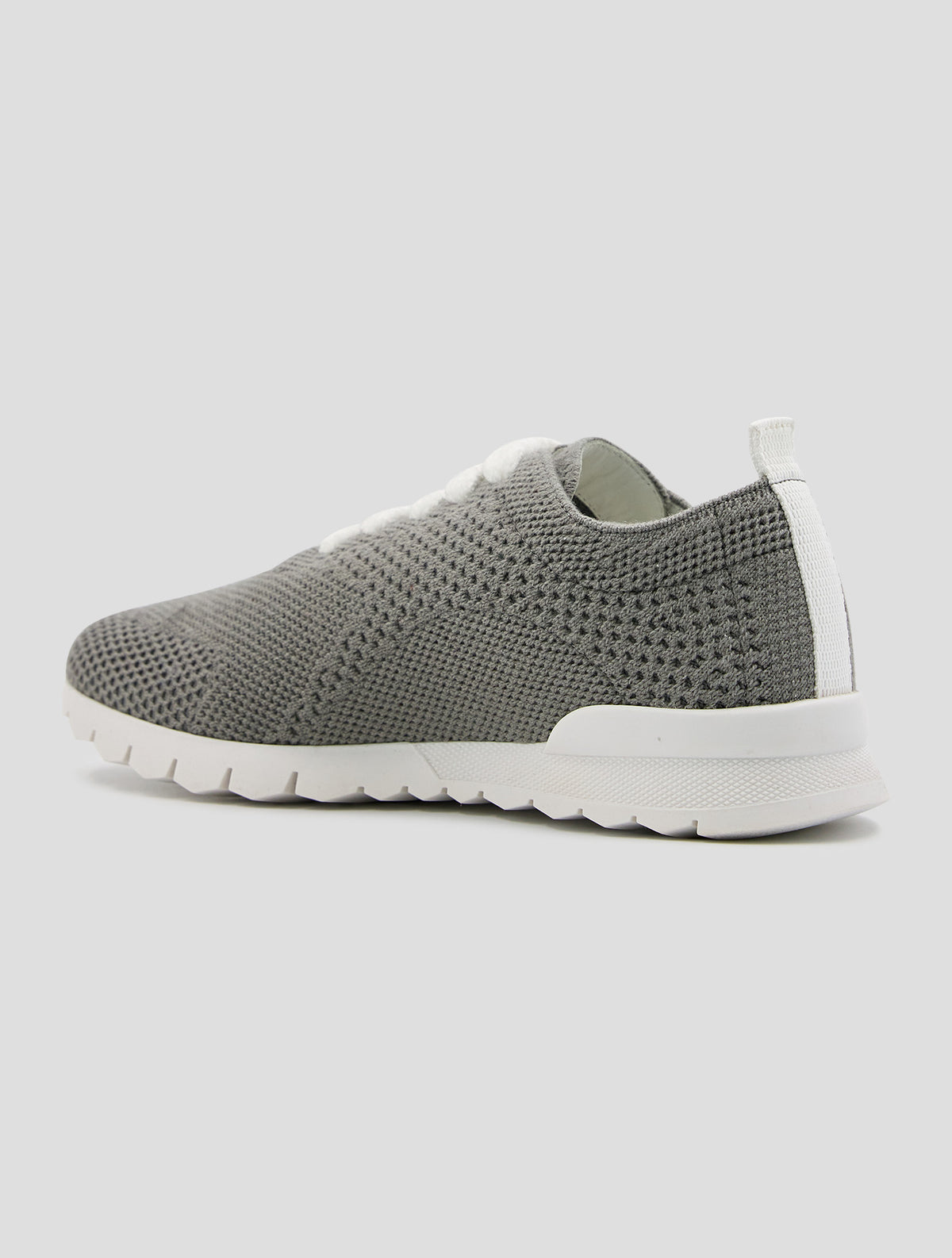 Kiton Gray Cashmere Pl Sneakers Women