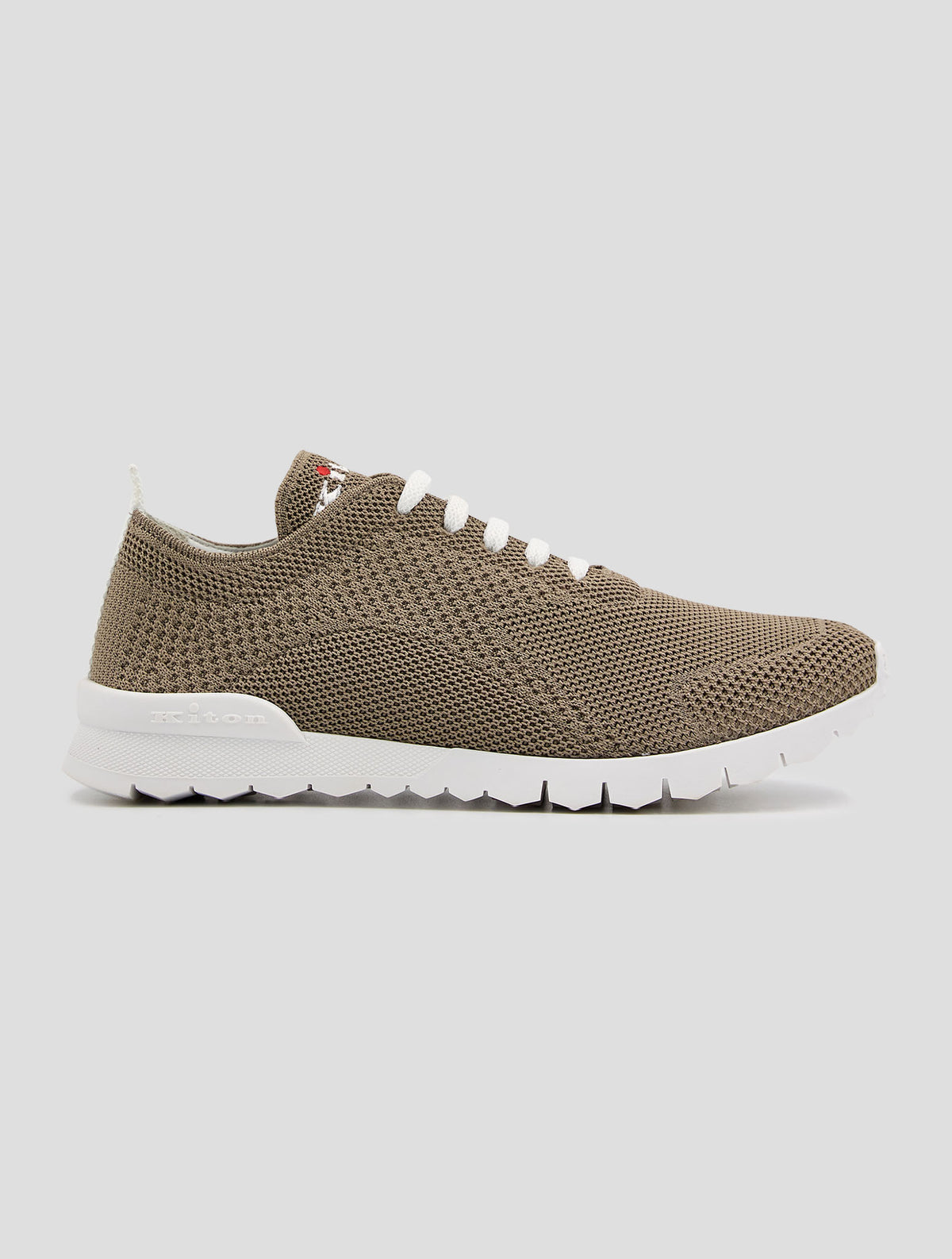 Kiton Brown Cotton Ea Sneakers Women