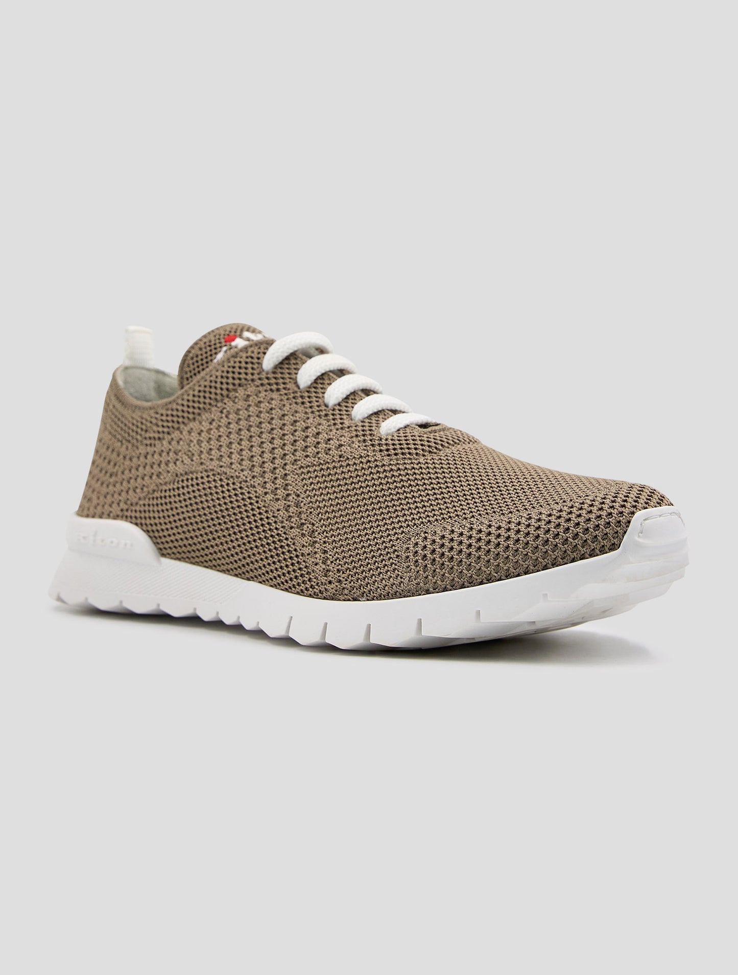 Kiton Brown Cotton Ea Sneakers Women