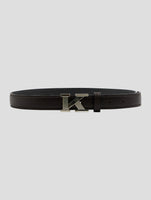 Kiton Brown Leather Deer Belt Women