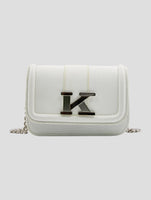 Kiton White Leather Mini Bag Women