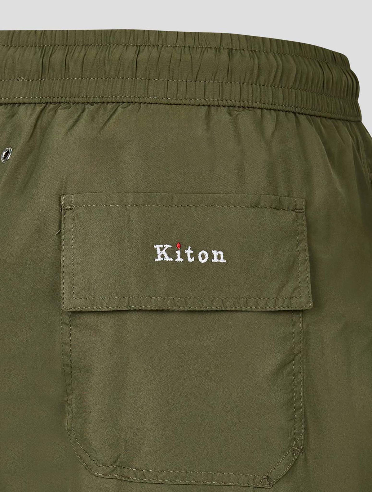 Kiton Green Pl Swim Trunks