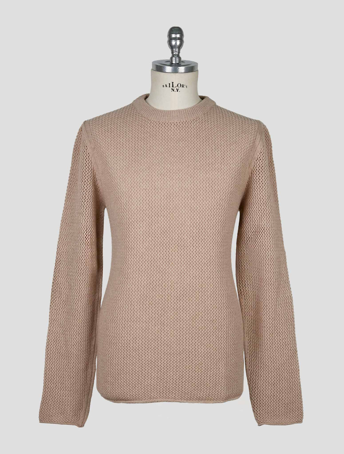 Kiton Brown Cashmere Sweater Crewneck