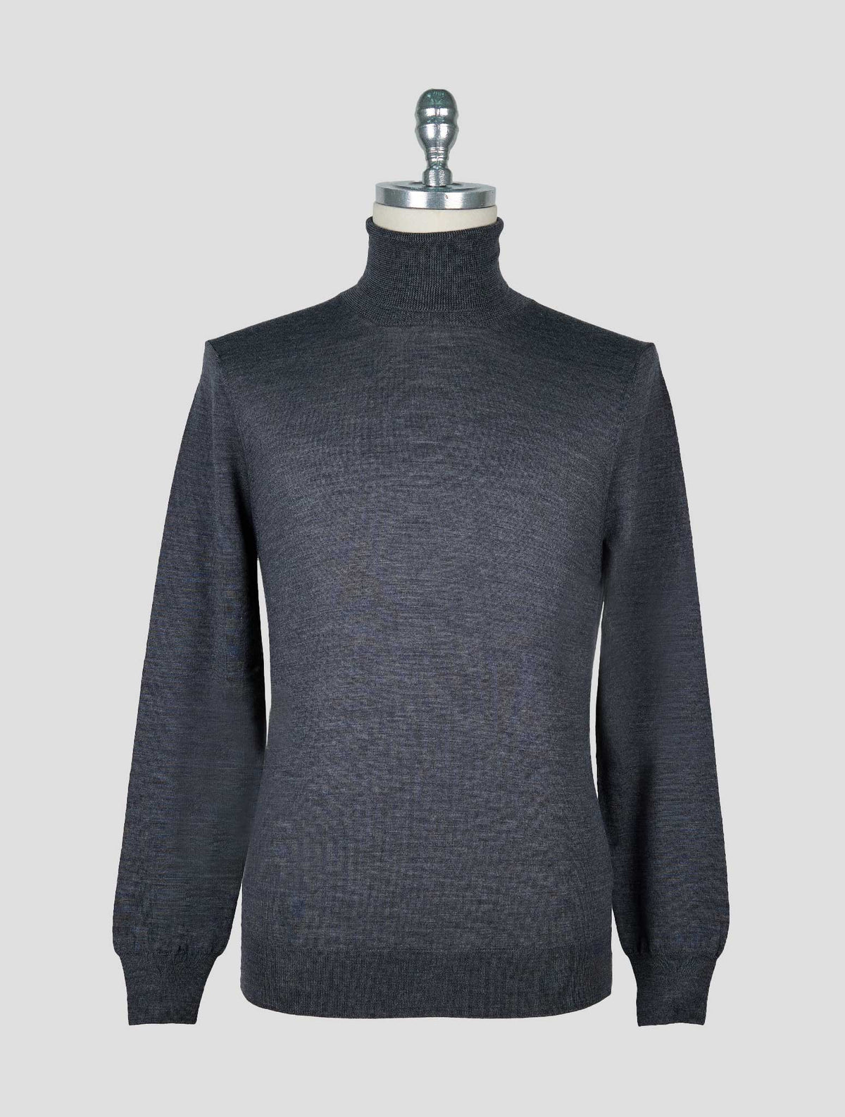 Kiton Brown Wool Sweater Turtleneck