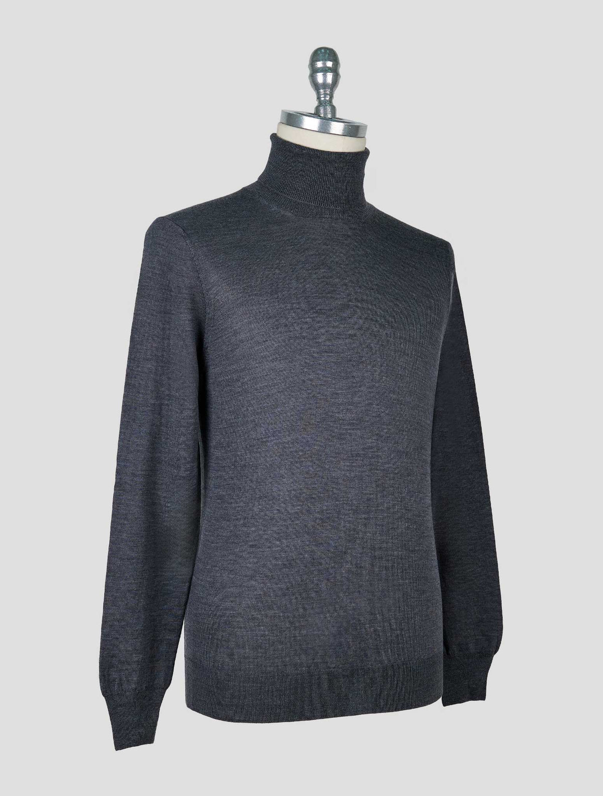 Kiton Brown Wool Sweater Turtleneck