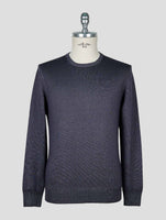 Kiton Gray Wool Sweater Crewneck