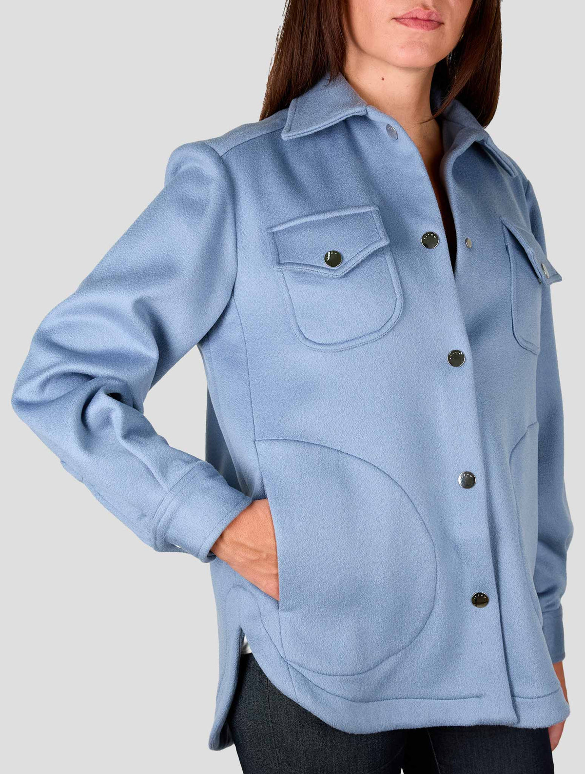 Kiton Gray Cashmere Blazer