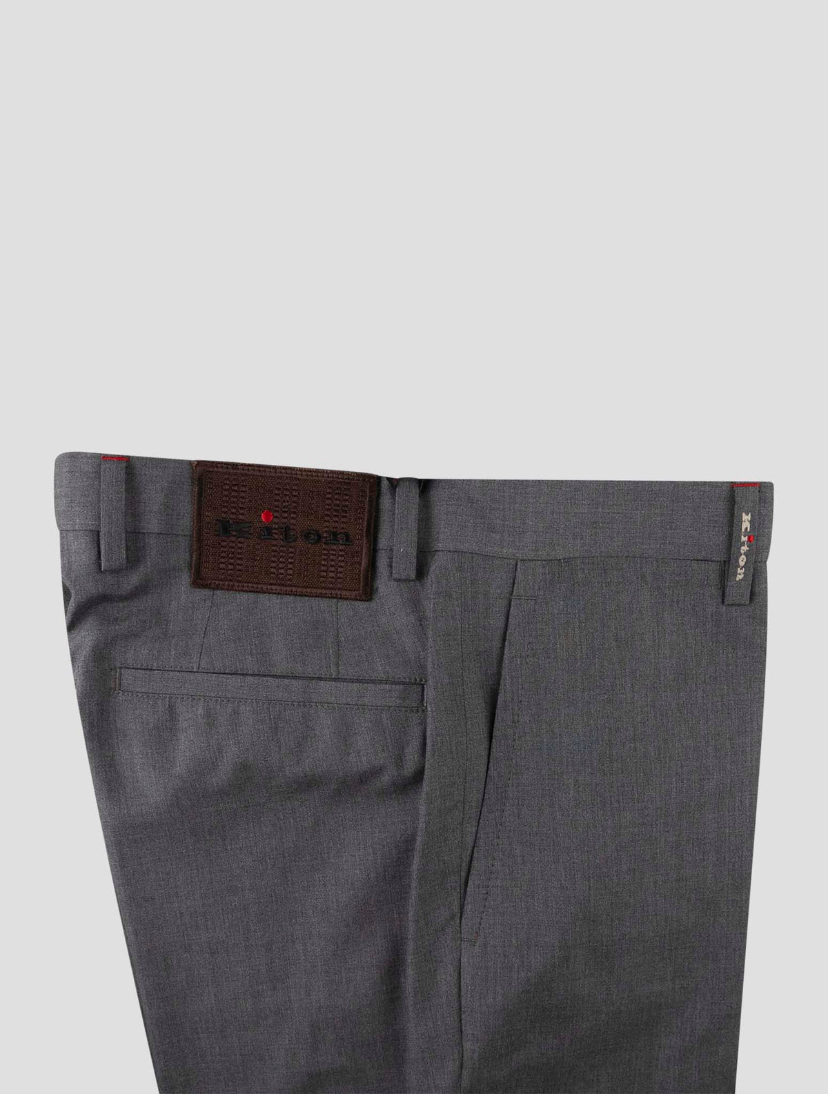 Kiton Gray Wool Pants