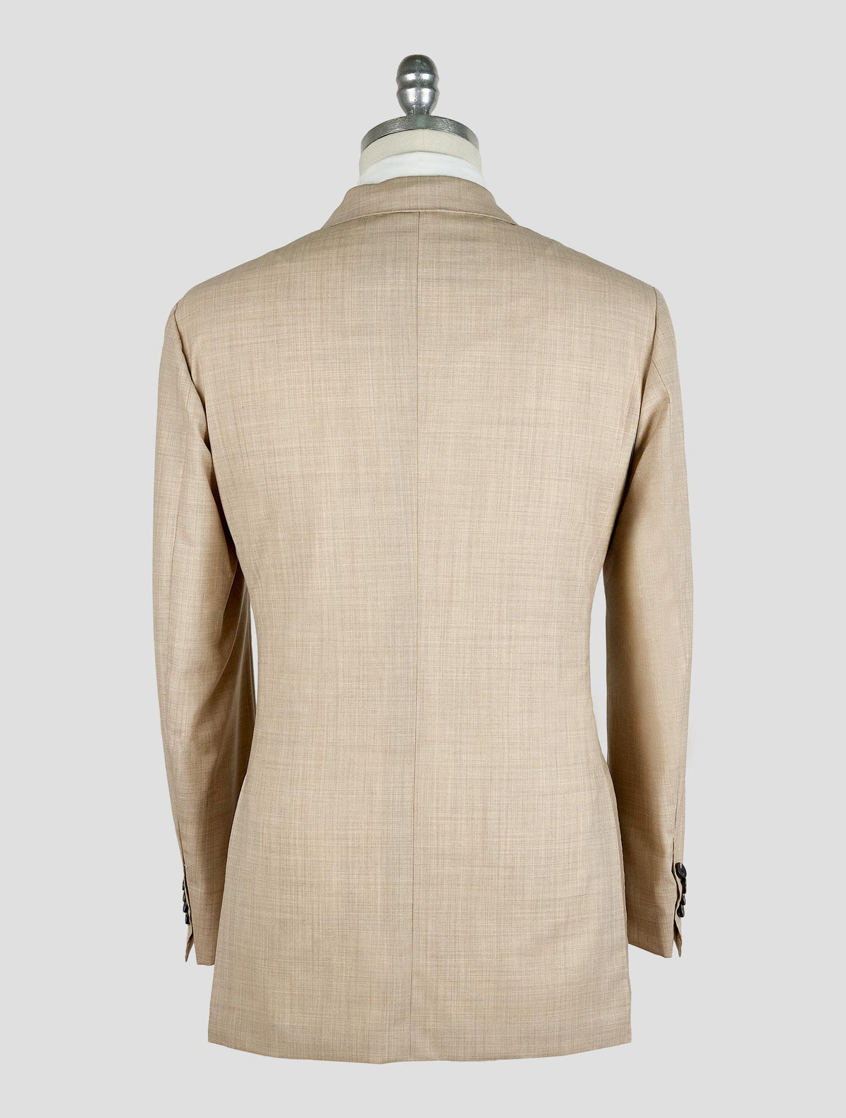 Kiton Knt Beige Virgin Wool Suit