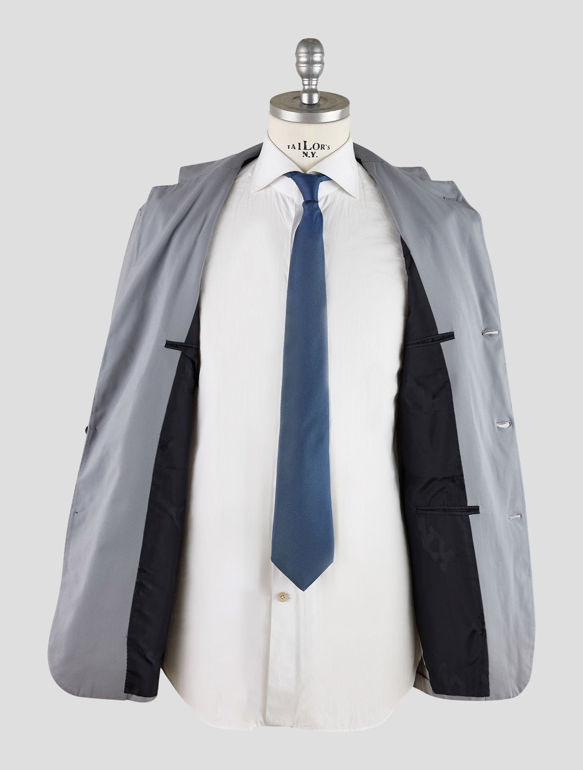Kiton Knt Gray Pa Ea Suit
