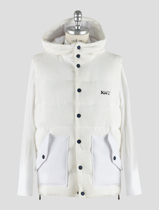 Kiton Knt White Pl Pa Ea Gilet Coat