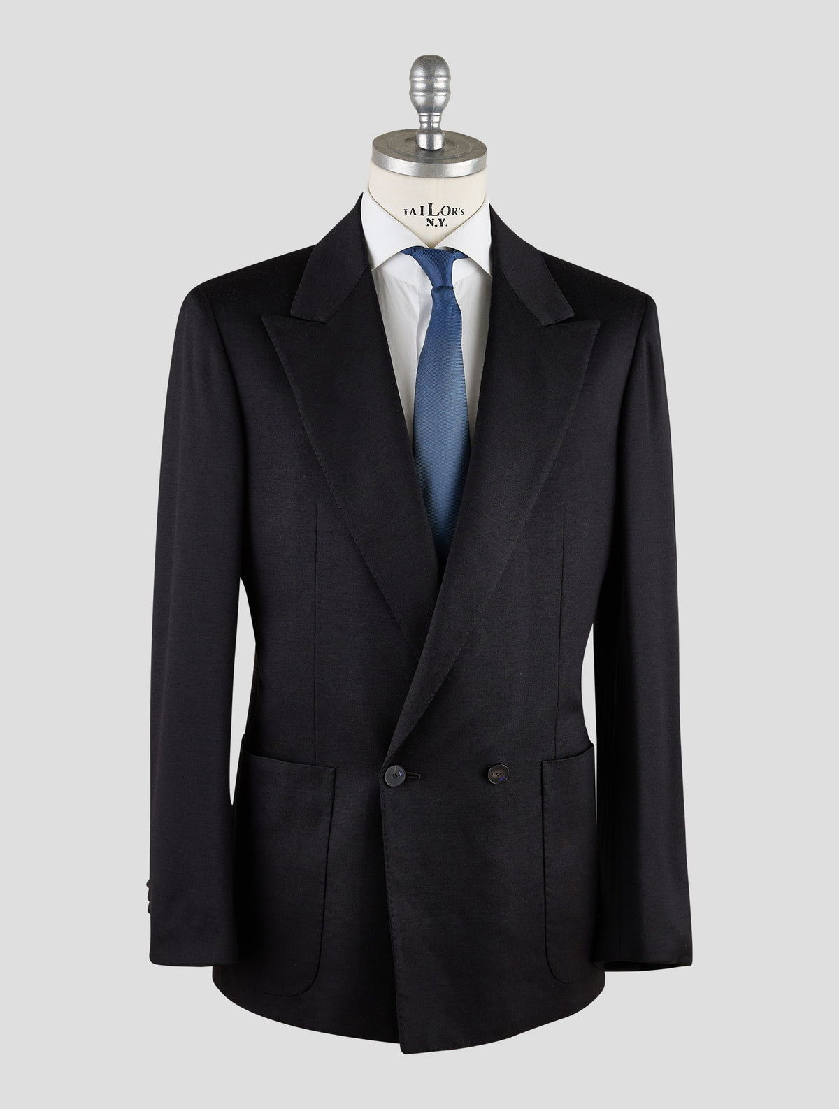 Kiton Knt Black Pa Blazer