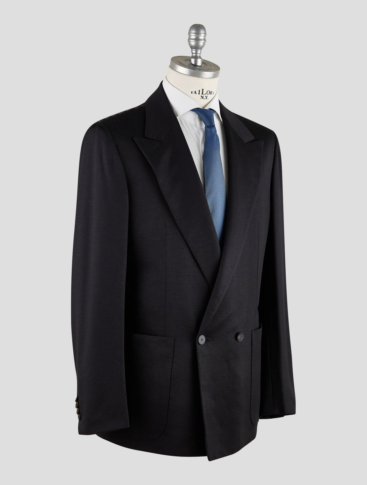 Kiton Knt Black Pa Blazer