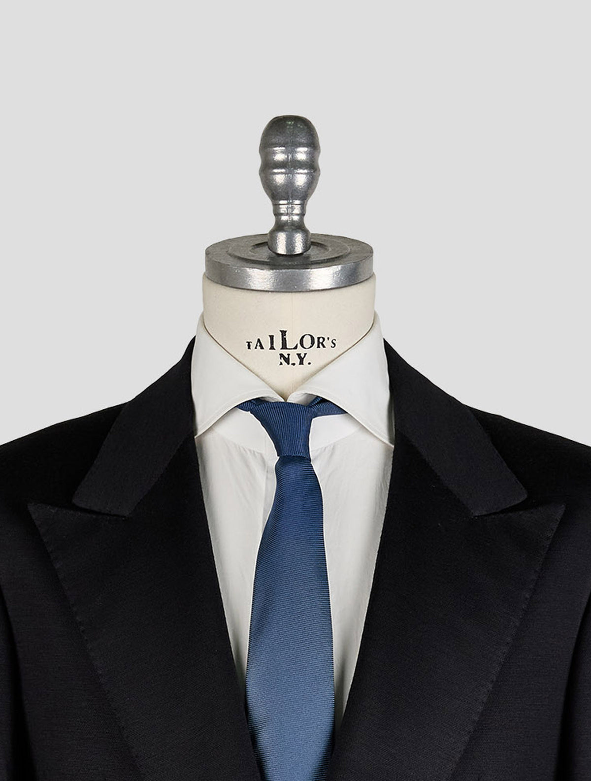 Kiton Knt Black Wool Blazer