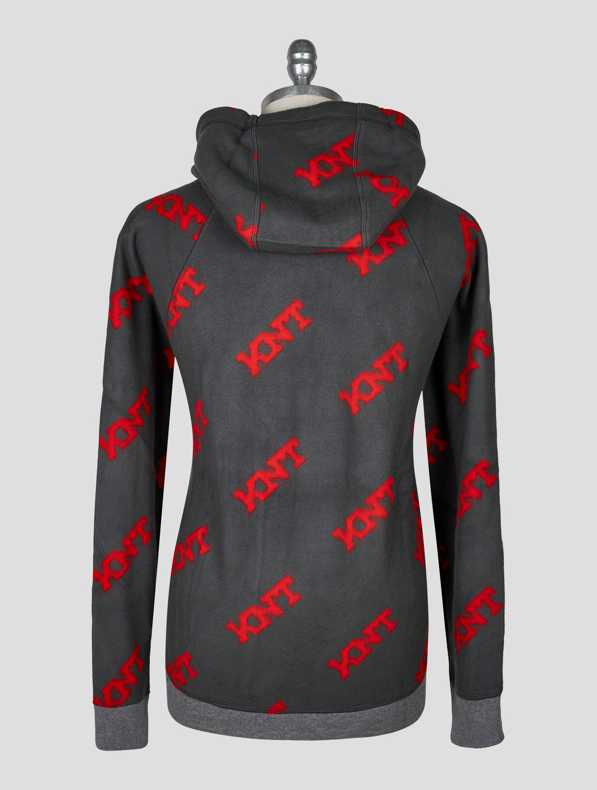 Kiton Knt Gray Red Pa Sweater Hoodie