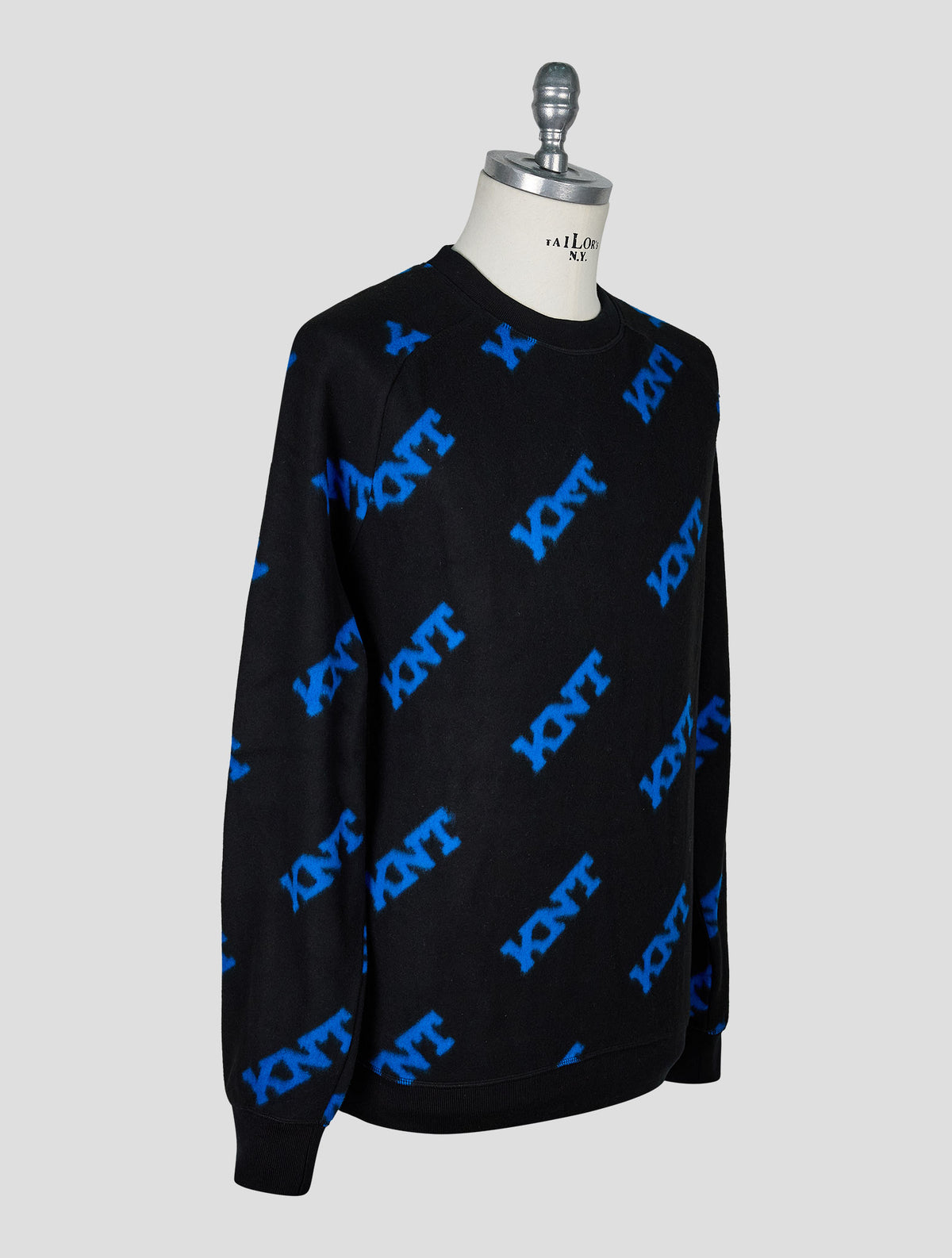 Kiton Knt Blue Pa Sweater Crewneck