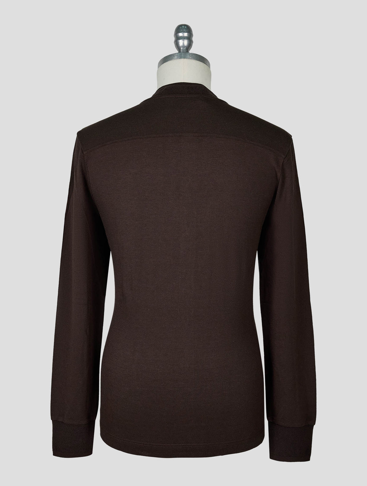 Kiton Knt Brown Cotton Silk Cardigan
