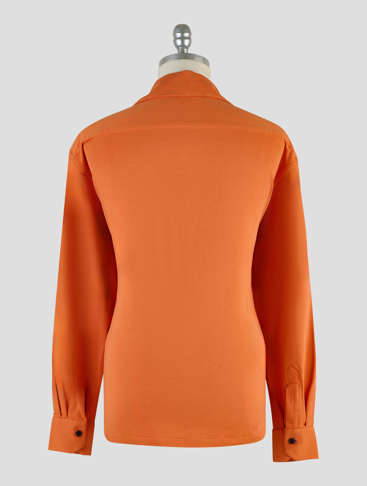 Kiton Knt Orange Cotton Ea Shirt