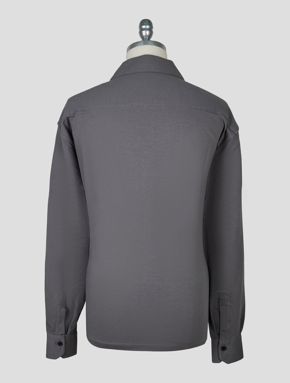 Kiton Knt Taupe Cotton Ea Shirt