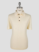 Kiton Knt White Virgin Wool Silk Polo