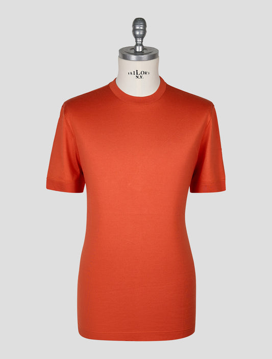 Kiton Knt Coral Cotton T-Shirt