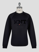 Kiton Knt Black Viscose Ea Sweater Crewneck