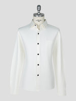 Kiton Knt White Cotton Ea Shirt