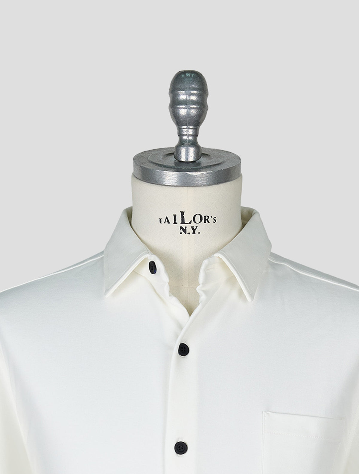 Kiton Knt White Cotton Ea Shirt