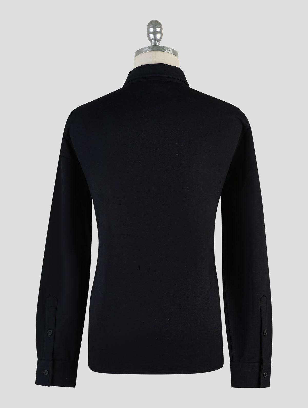 Kiton Knt Black Cotton Ea Shirt