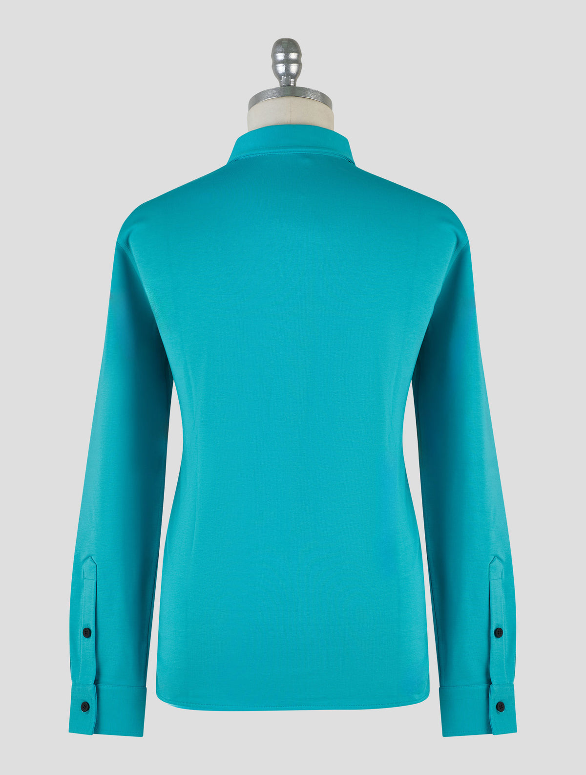 Kiton Knt Light Blue Cotton Ea Shirt