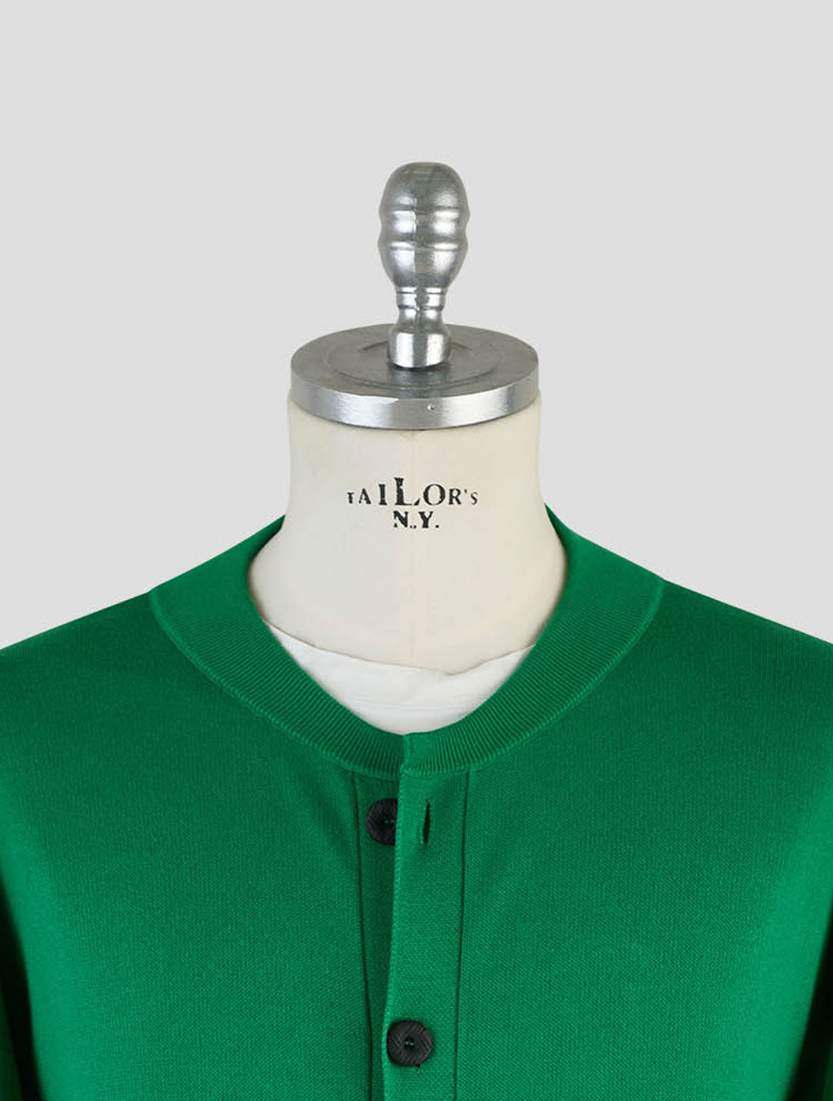 Kiton Knt Green Cotton Cardigan