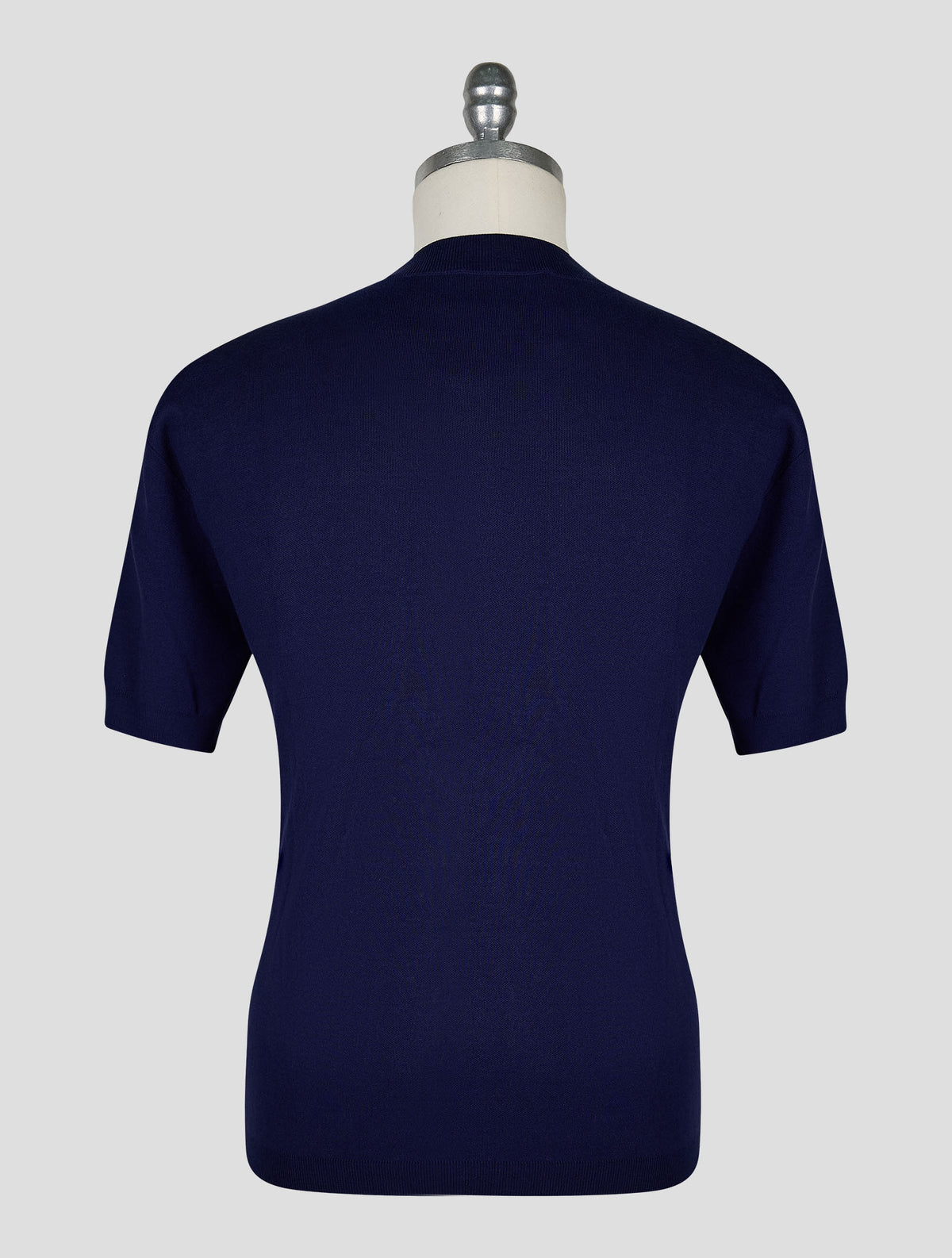 Kiton Knt Blue Cotton T-Shirt