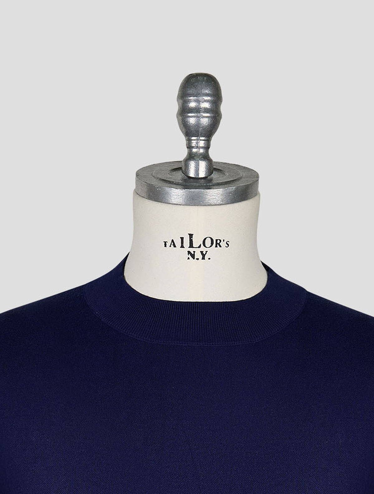 Kiton Knt Blue Cotton T-Shirt