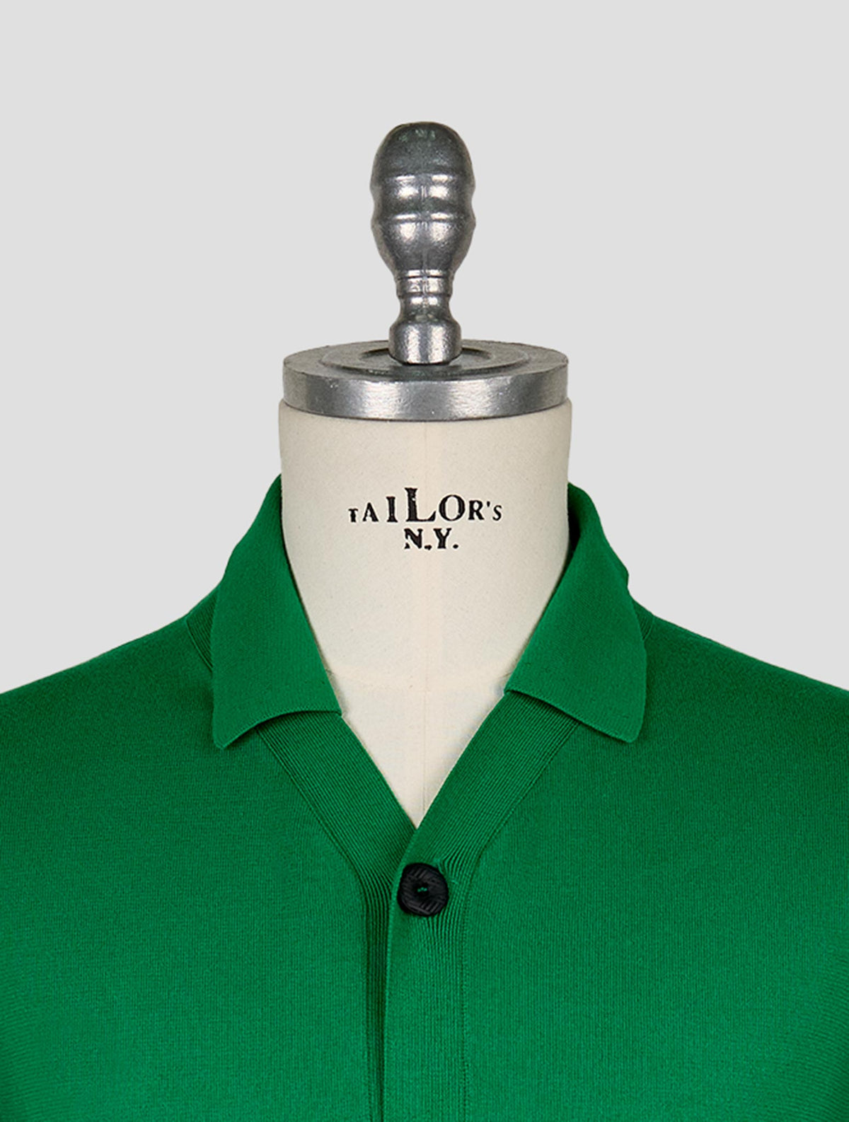 Kiton Knt Green Cotton Cardigan