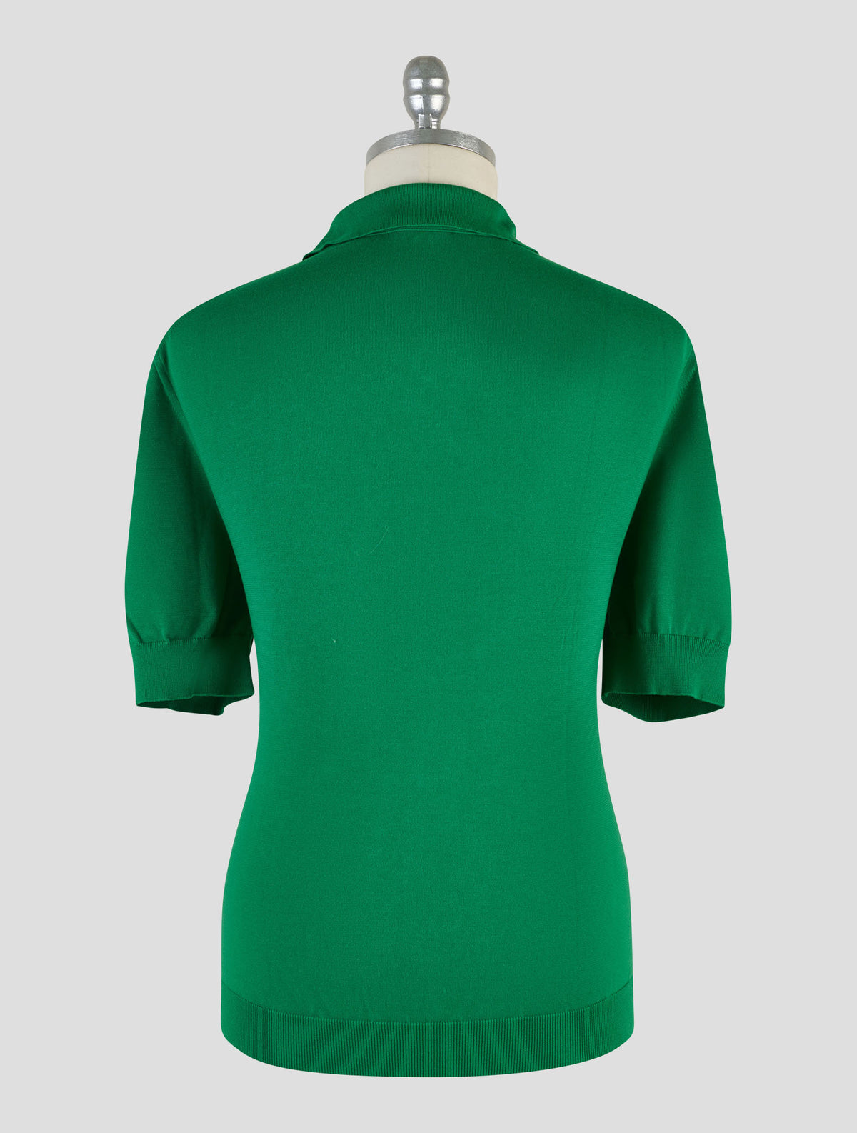 Kiton Knt Green Cotton Polo