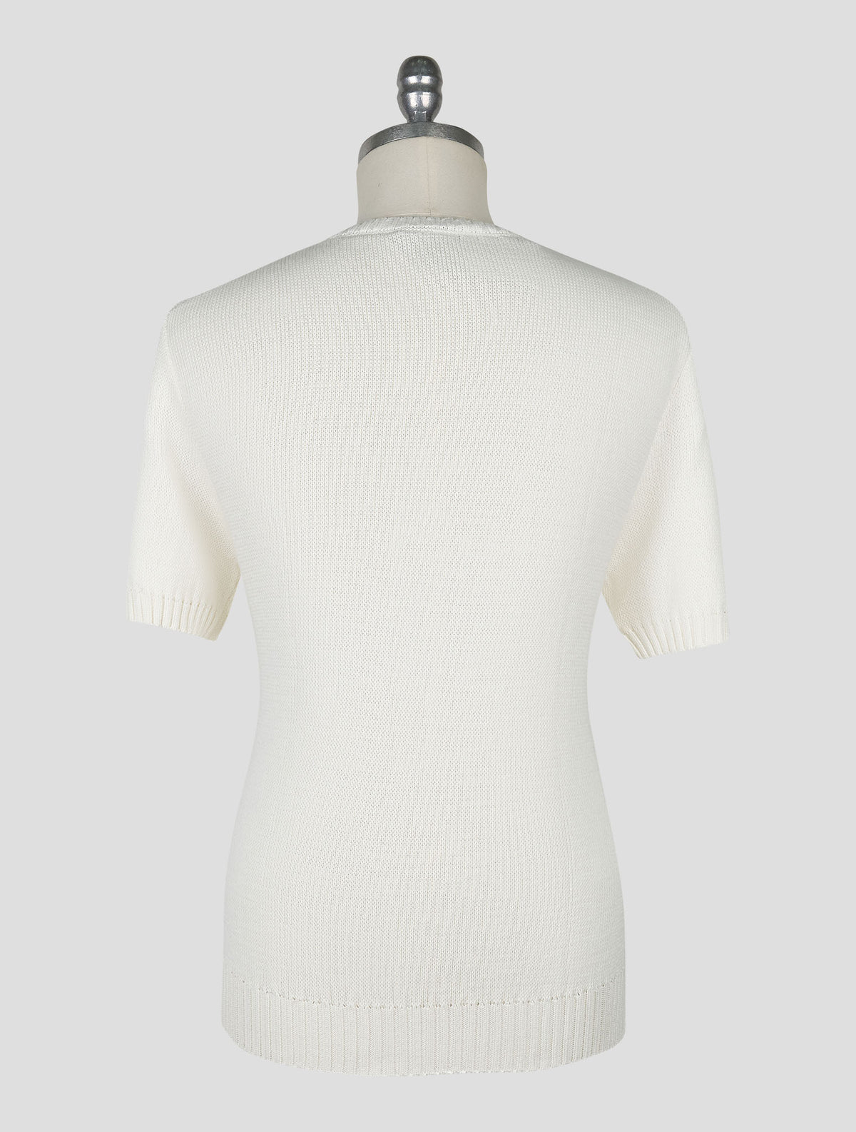 Kiton Knt White Cotton Polo
