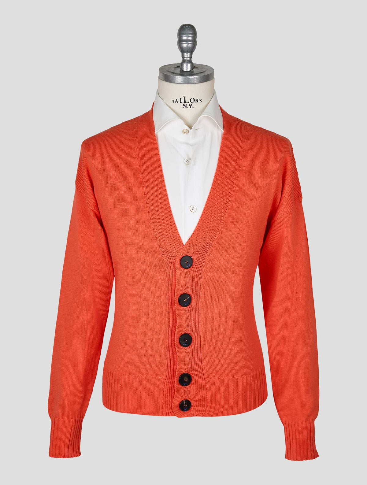 Kiton Knt Coral Cotton Cardigan
