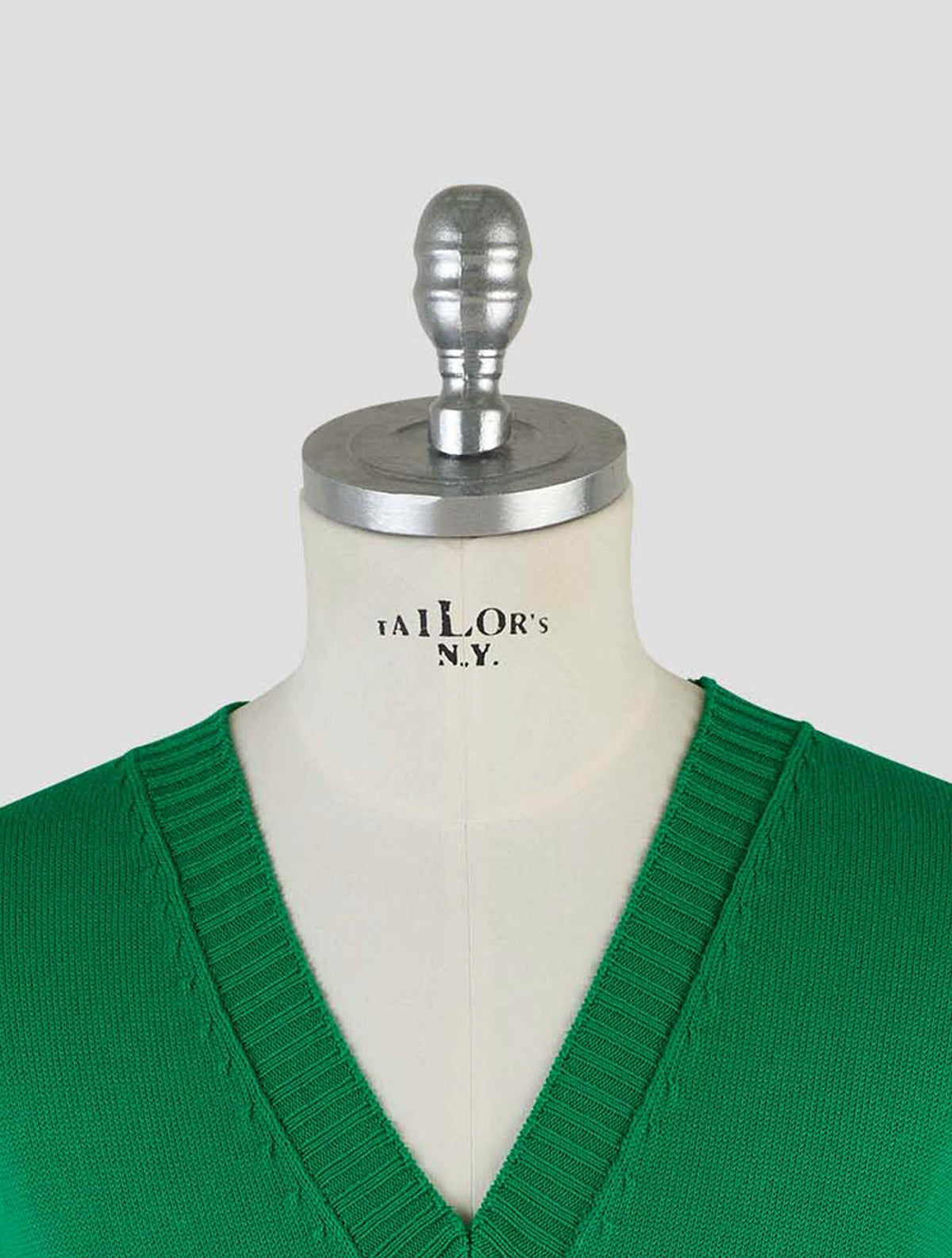 Kiton Knt Green Cotton Gilet