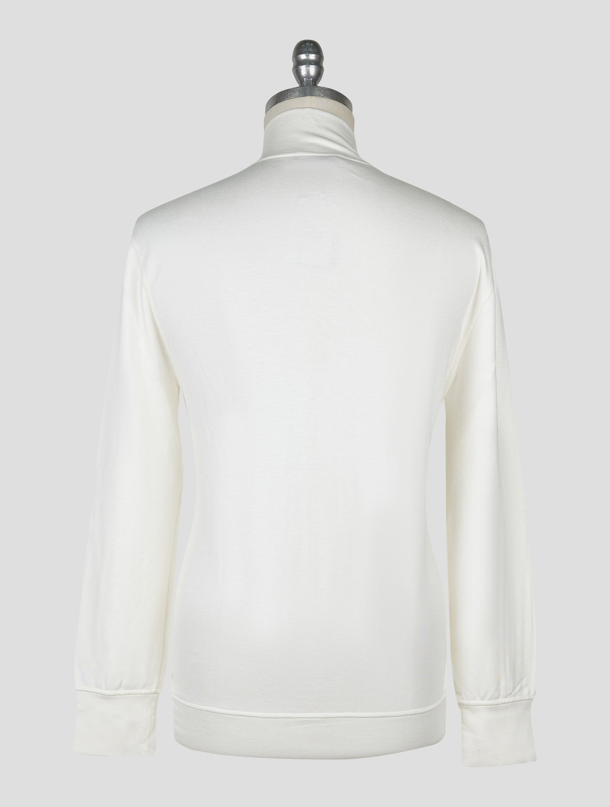 Kiton Knt White Viscose Ea Sweater Full Zip
