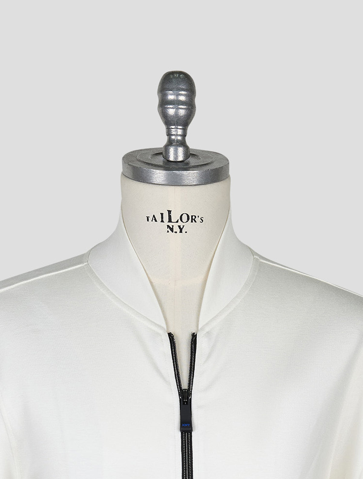 Kiton Knt White Viscose Ea Sweater Full Zip