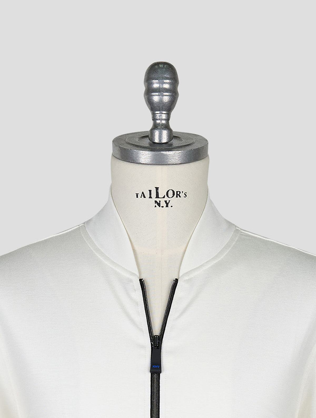 Kiton Knt White Viscose Ea Sweater Full Zip