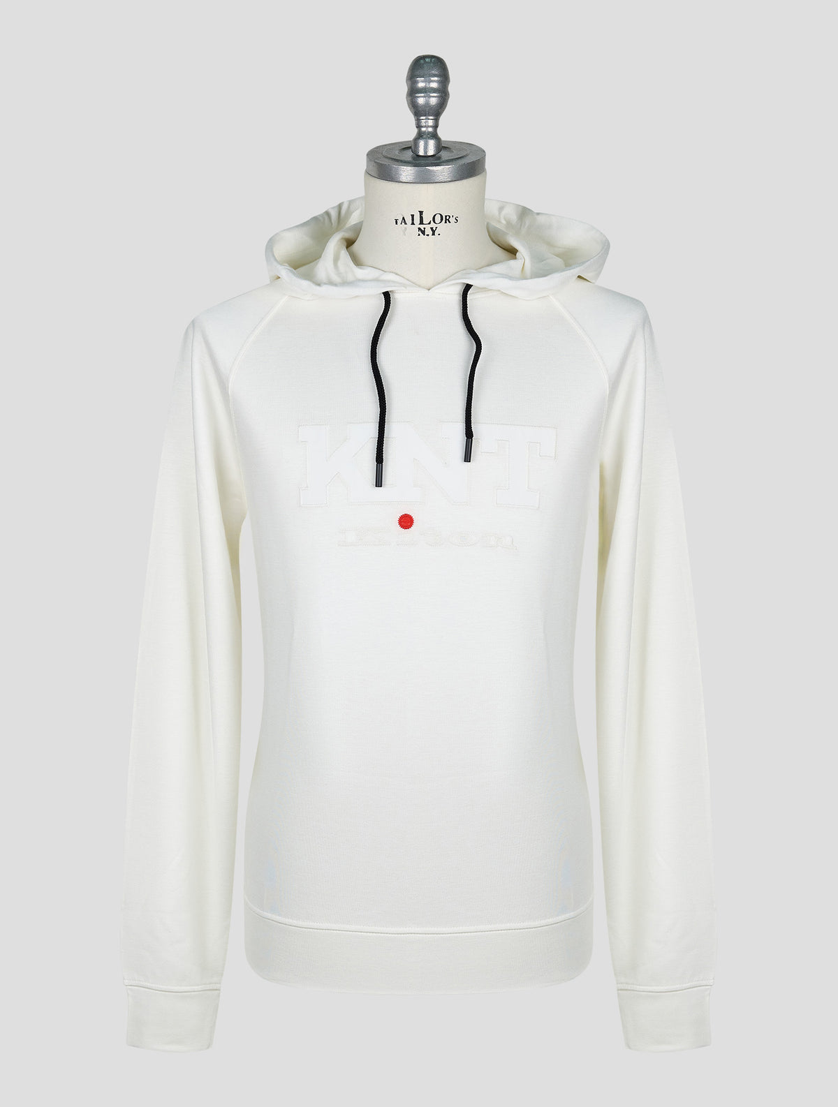 Kiton Knt White Viscose Ea Sweater Hoodie
