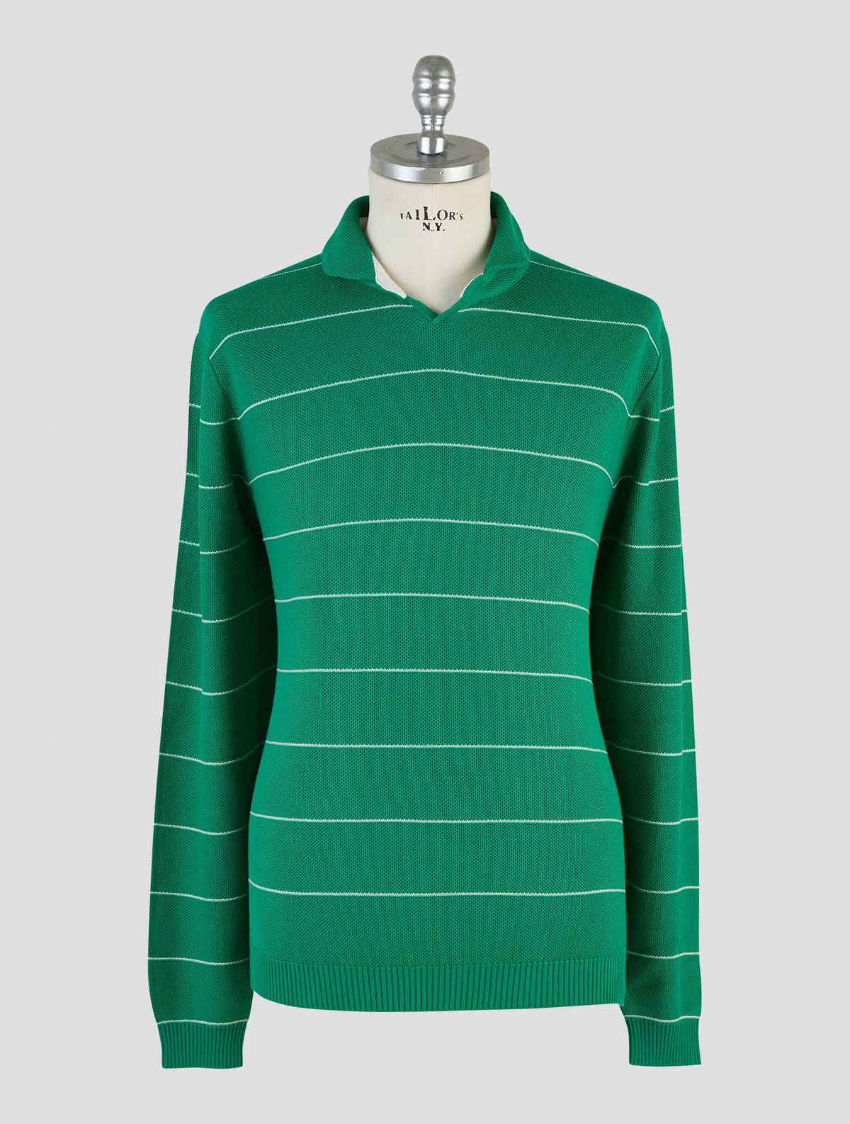 Kiton knt Green Cotton Polo