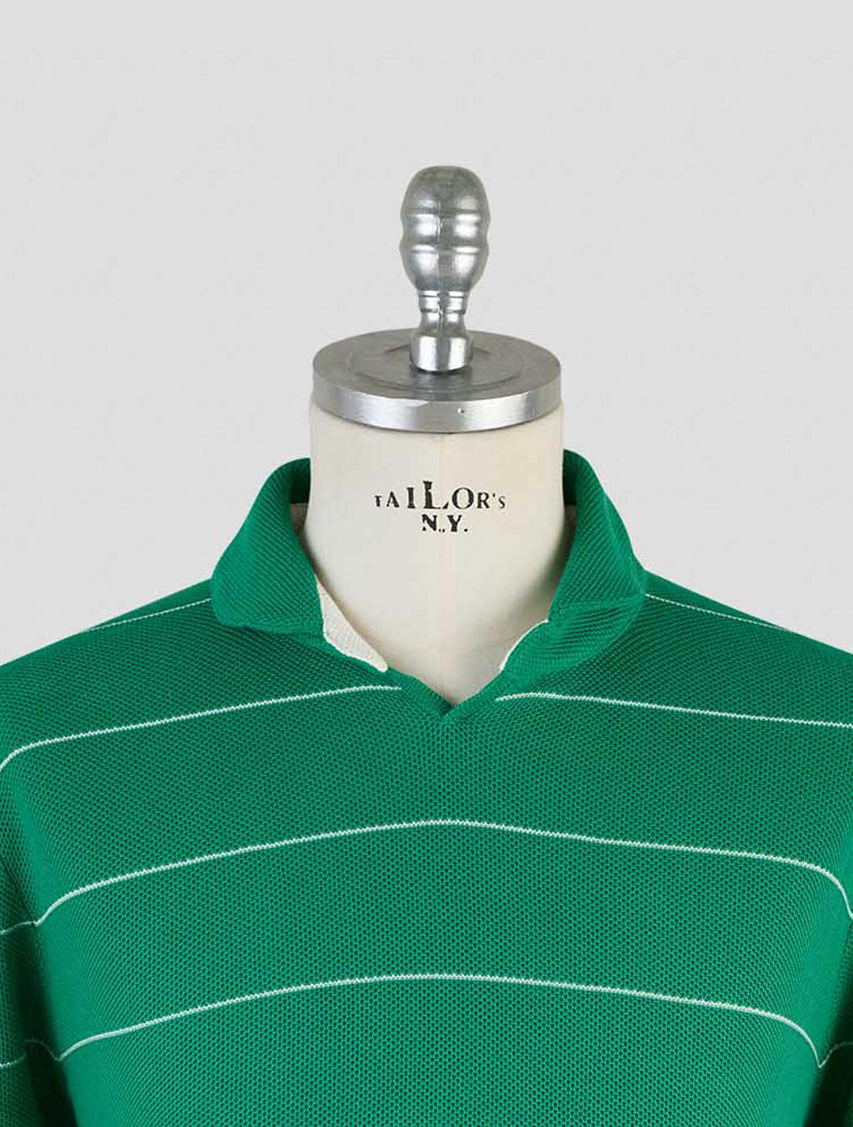 Kiton knt Green Cotton Polo
