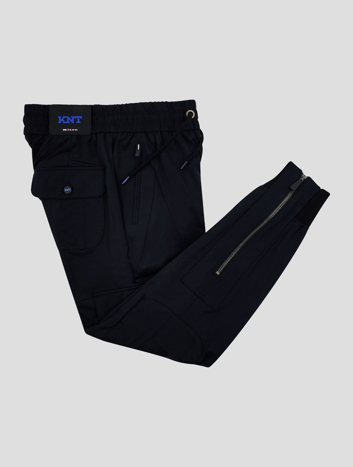 Kiton Knt Black Pa Ea Jogging Pants